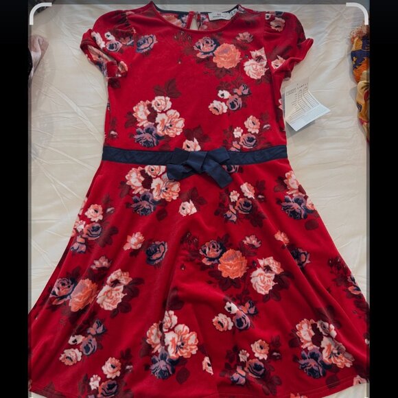 Girls Vineyard Vines Velvet Pattern Dress NEW WITH TAGS - Picture 1 of 6